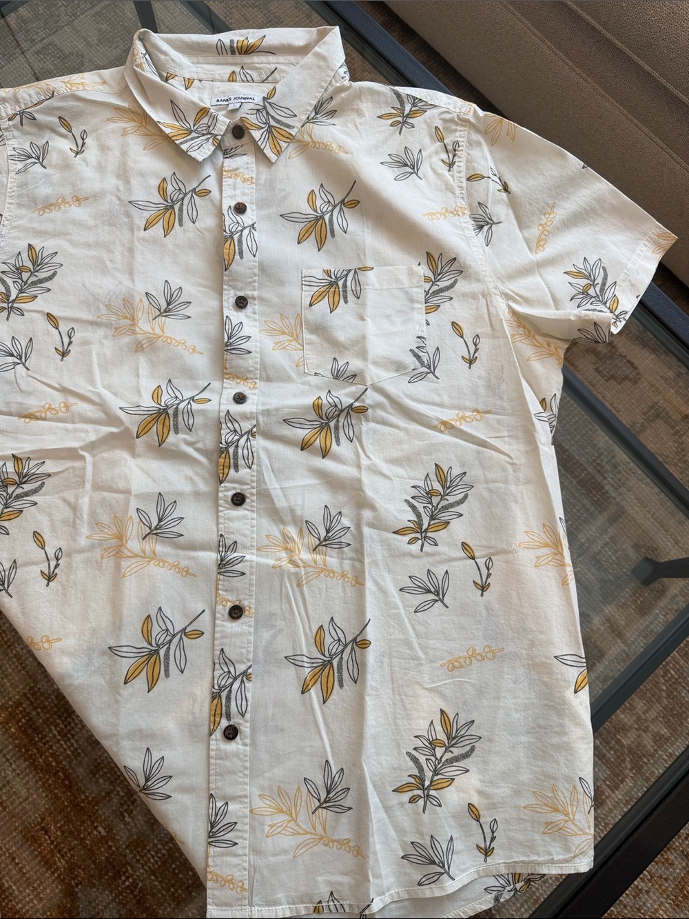Banks Journal Short-Sleeve Button-Up Shirt